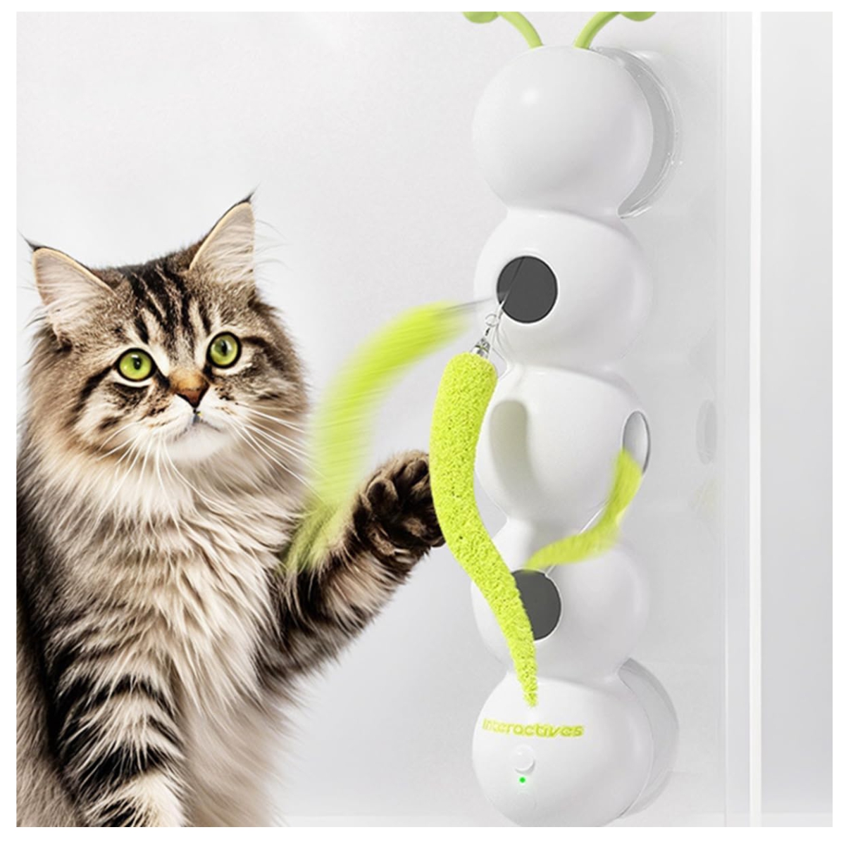 Juguete interactivo gusano Para GATO